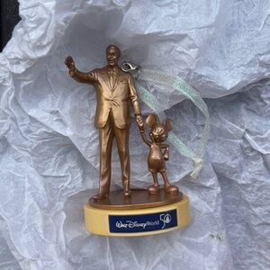Walt Disney Mickey Mouse Partners Figural Ornament Disney World 50th Anniversary